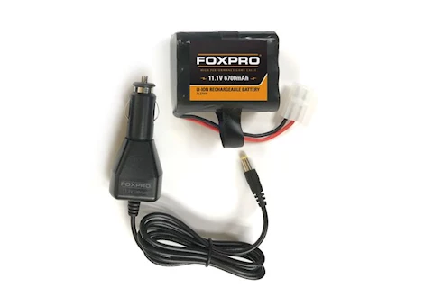 FOXPRO High Capacity Lithium Battery / Car Charger Kit for FOXPRO X1, X24, X2S, & XWAVE Main Image
